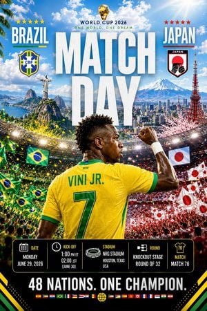 Premium Match Day Broadcast Poster