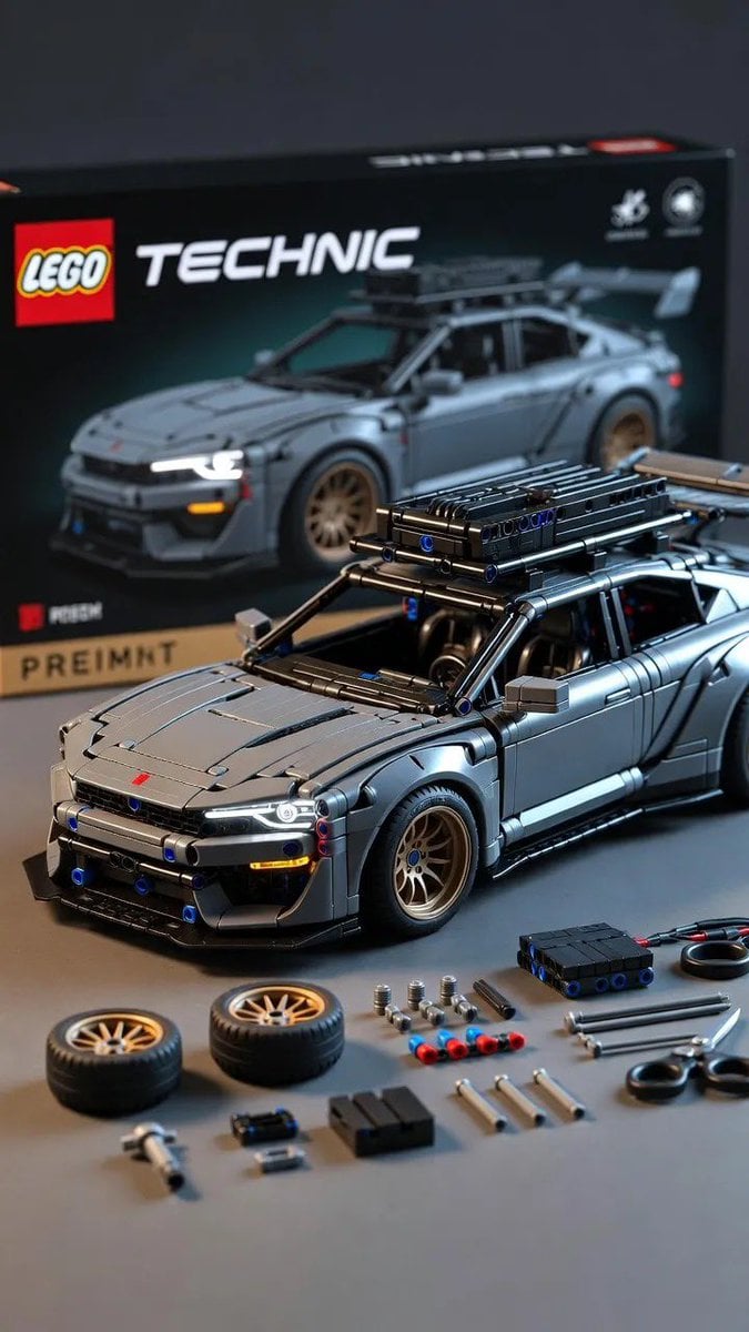 Ultra-Detailed LEGO Technic Product Render