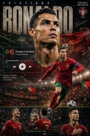 Premium Football Legend Poster