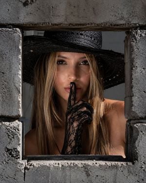Editorial Peephole Silence Gesture