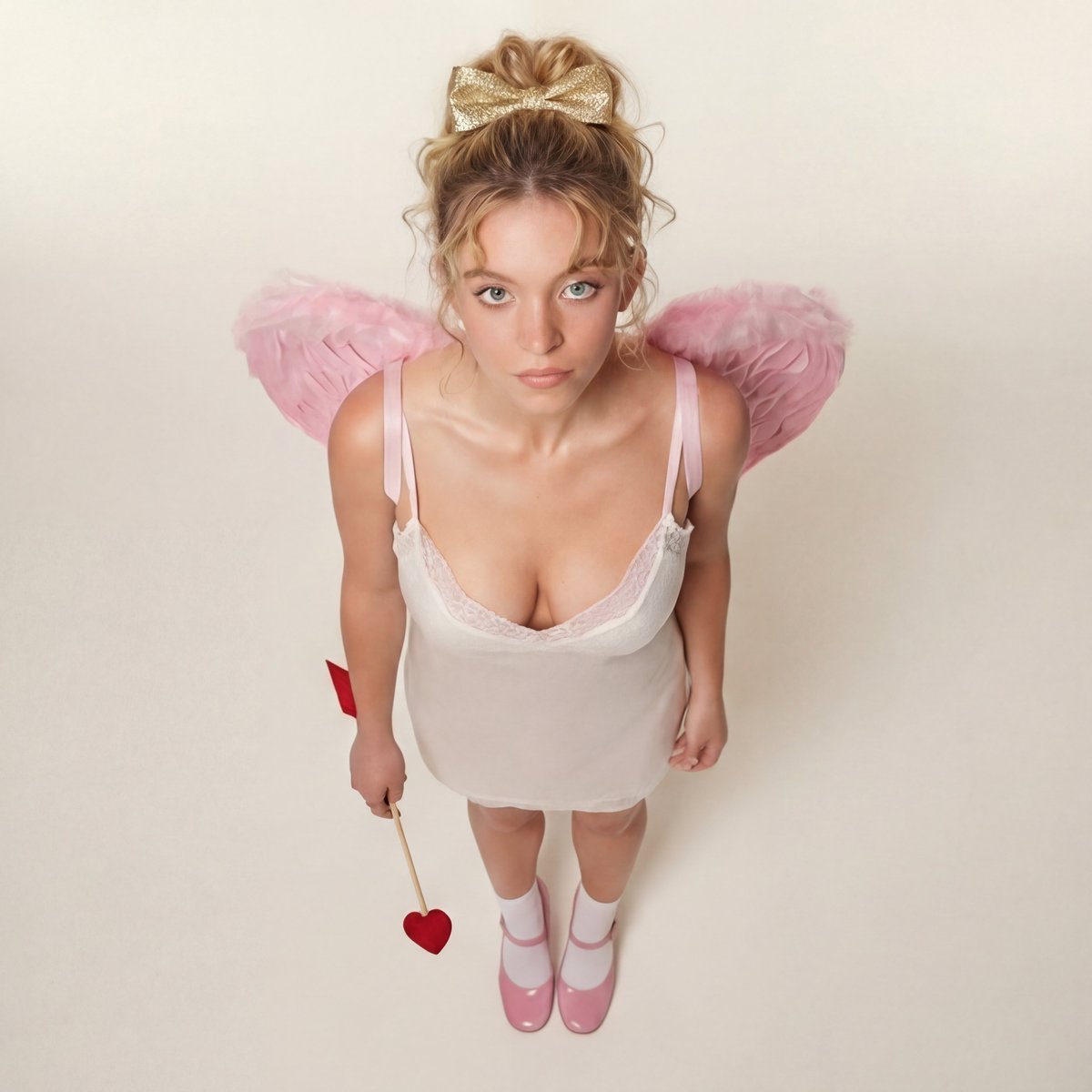Modern Ethereal Cupid / Coquette Core Portrait