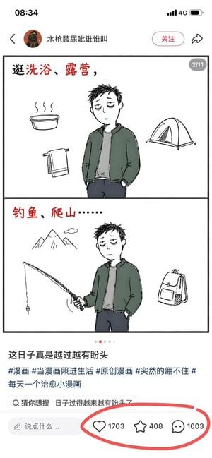 Xiaohongshu Comic Post Screenshot