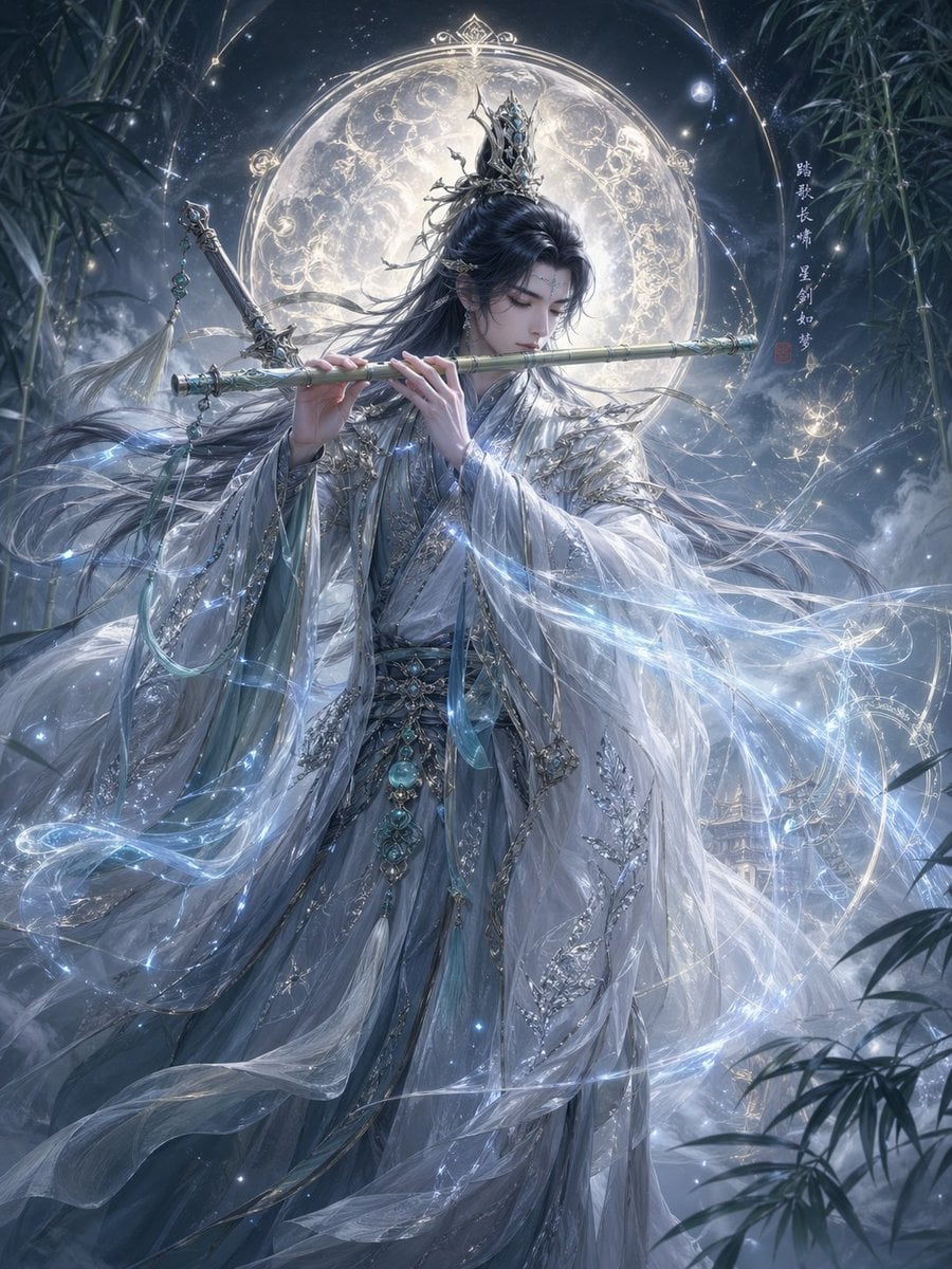 Epic Eastern Fantasy Character Concept