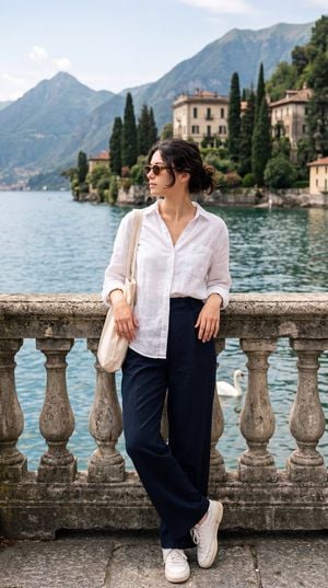 Lake Como Editorial Travel Photo