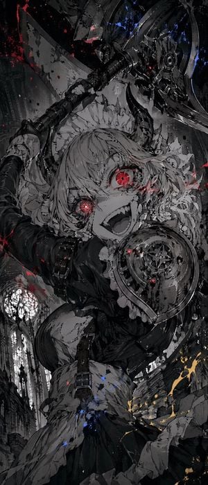 Manic Gothic Battle Maid