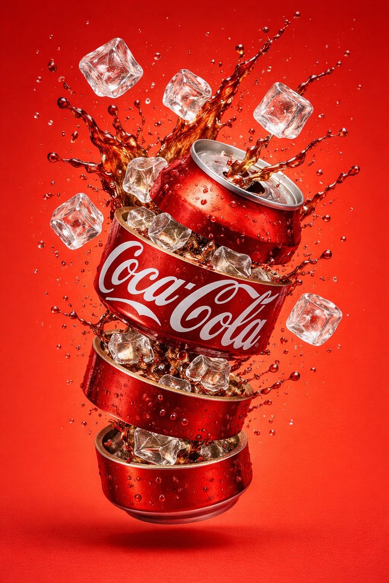 Style hyper-realistic commercial product photography
