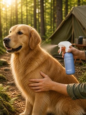 Golden Retriever Spray Ad