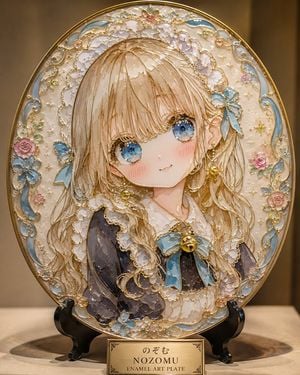 Cloisonné Anime Art Plate