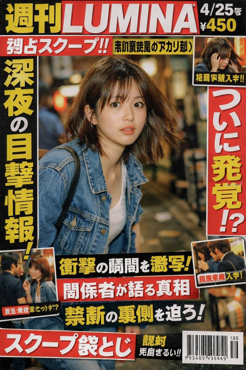 Japanese Tabloid Magazine Cover