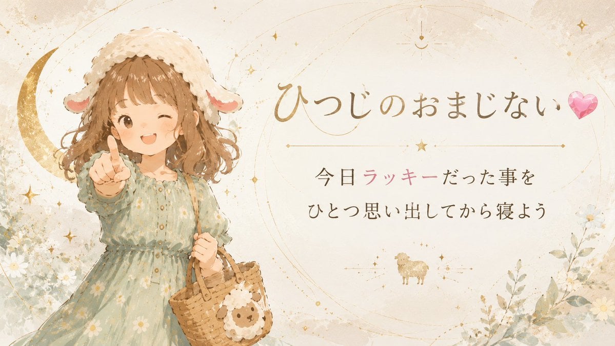 Sheep Good-Luck Charm Poster