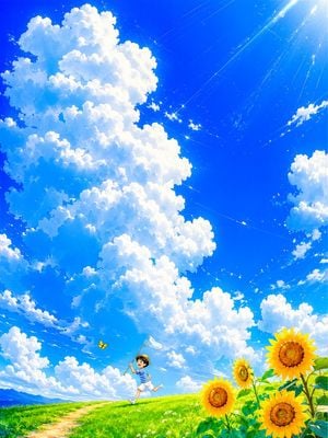 Nostalgic Japanese Summer Scene
