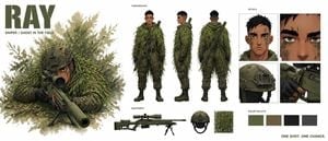 Cinematic Sniper Character Bible Sheet