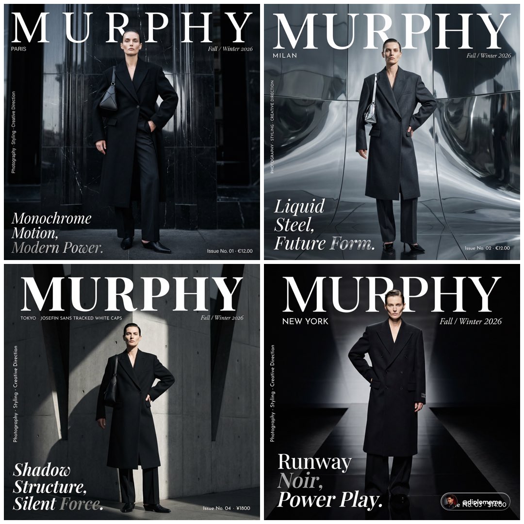 Murphy magazine fashion editorial photograph
