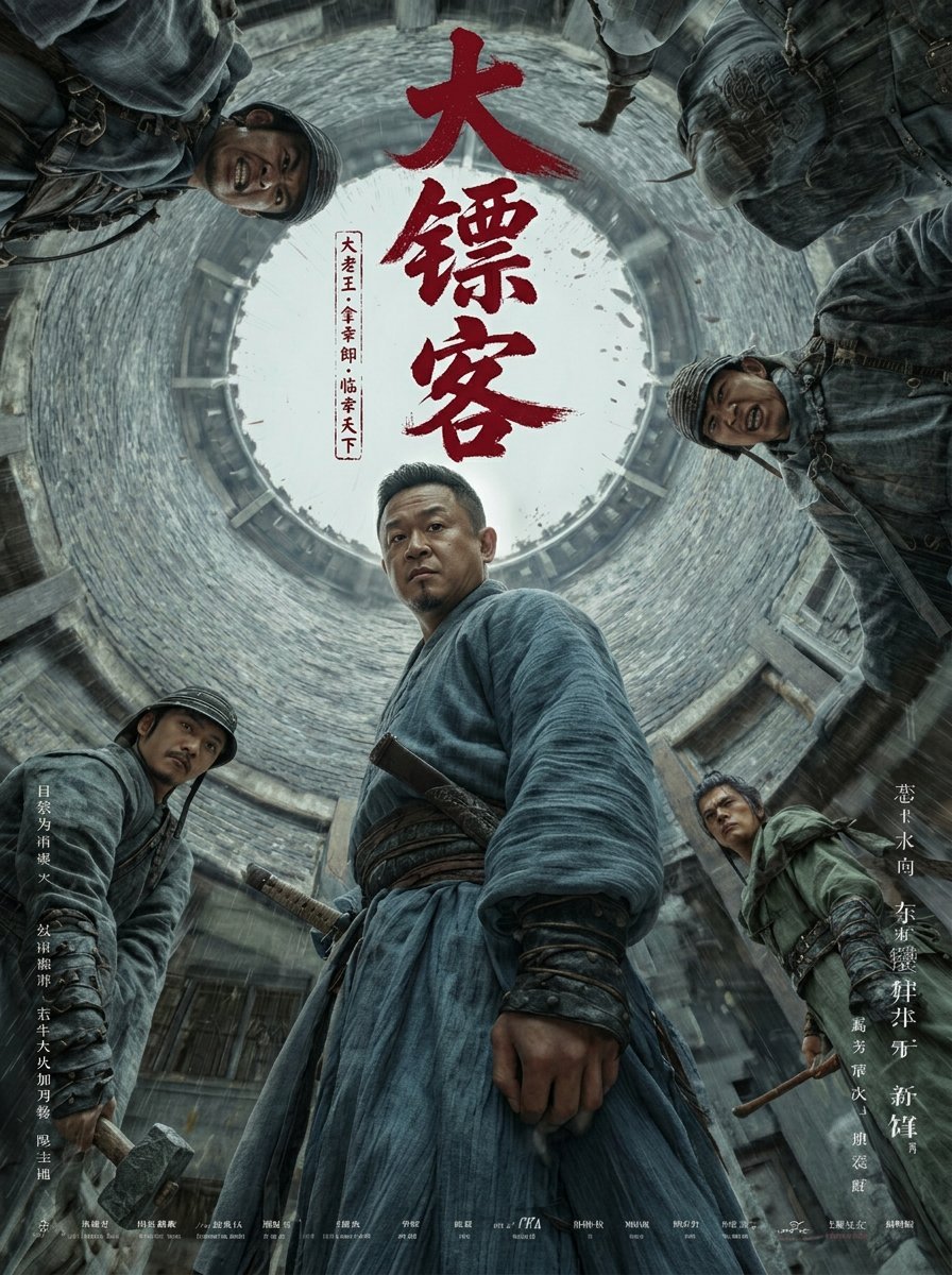Detailed Prompt for Ancient Martial Arts Movie Poster (Nano Banana 2)