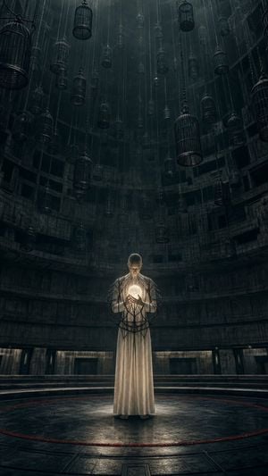 Dystopian Dark Surrealist Concept Art