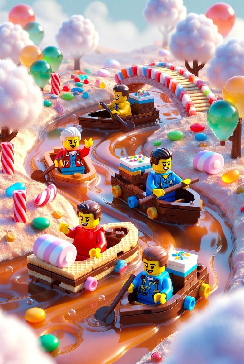 Whimsical Candy-Themed World