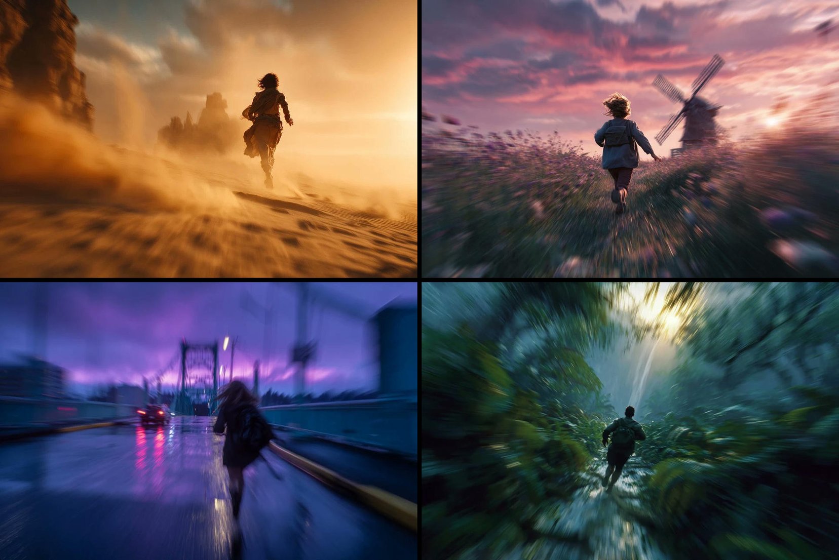Freedom in Motion — Cinematic Sprint
