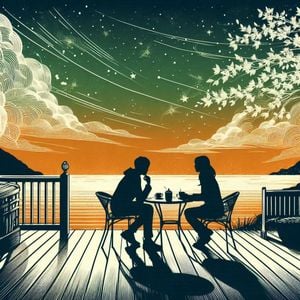 Romantic Seaside Terrace Album Cover