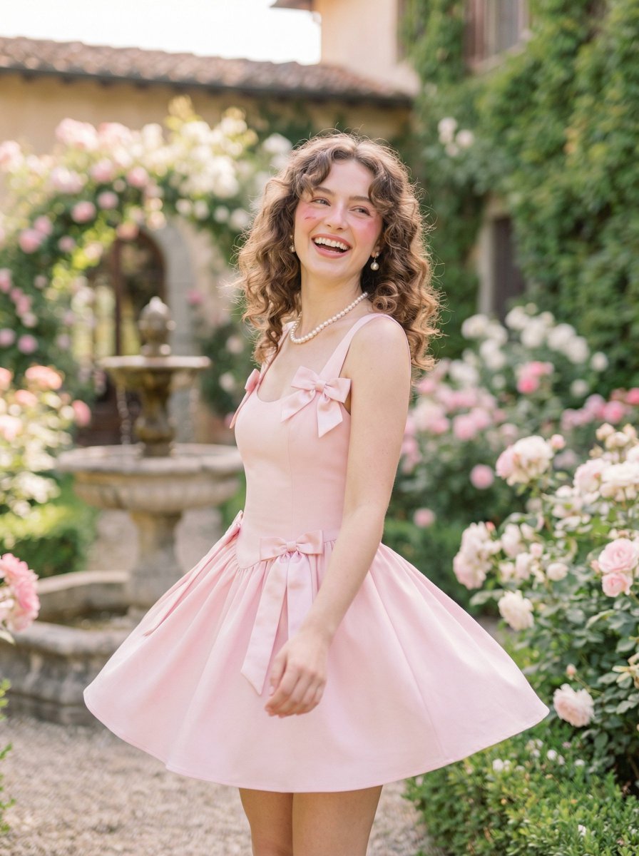 Coquette Pink Fashion Editorial