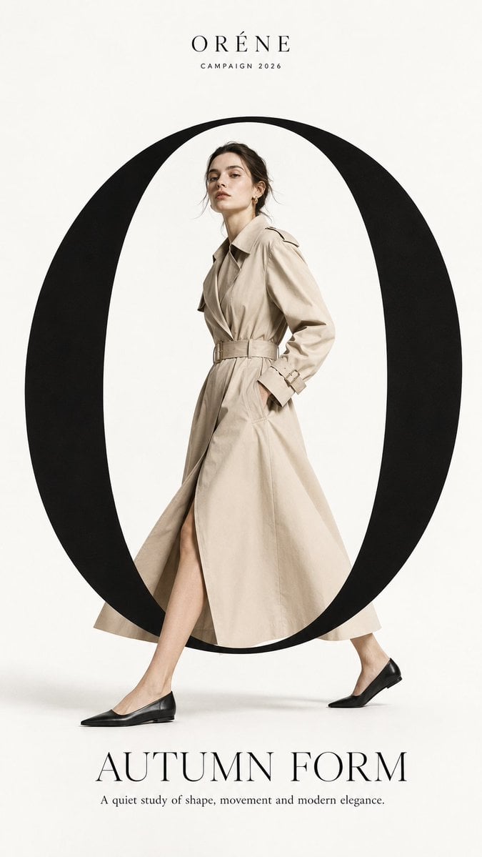 Premium Fashion Editorial Campaign Poster System