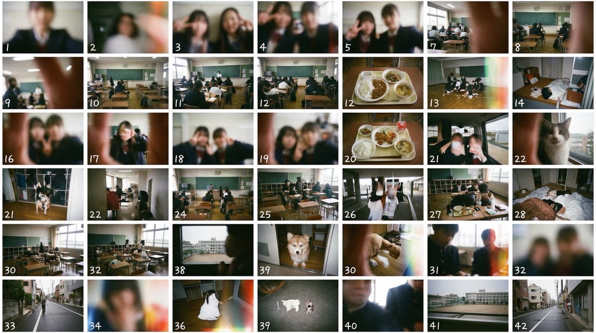 Film Negative and Thumbnail Sheet Generation Prompt