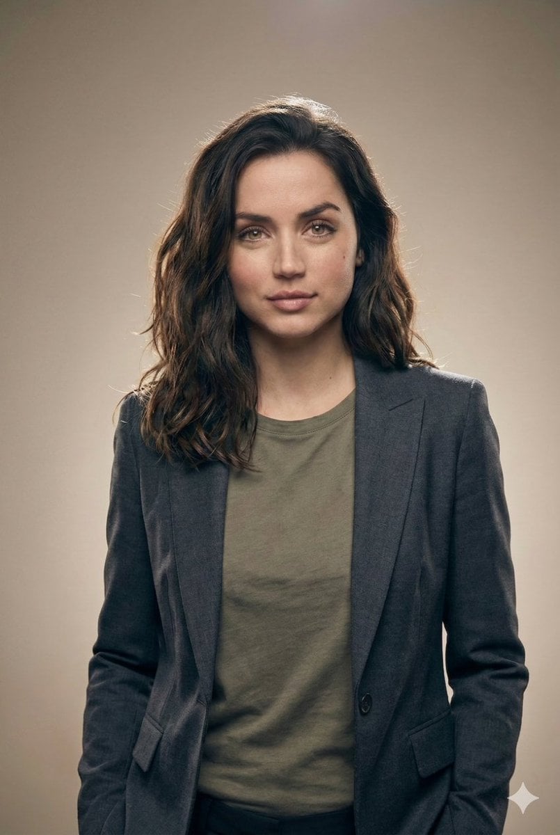 Editorial Studio Portrait in Blazer