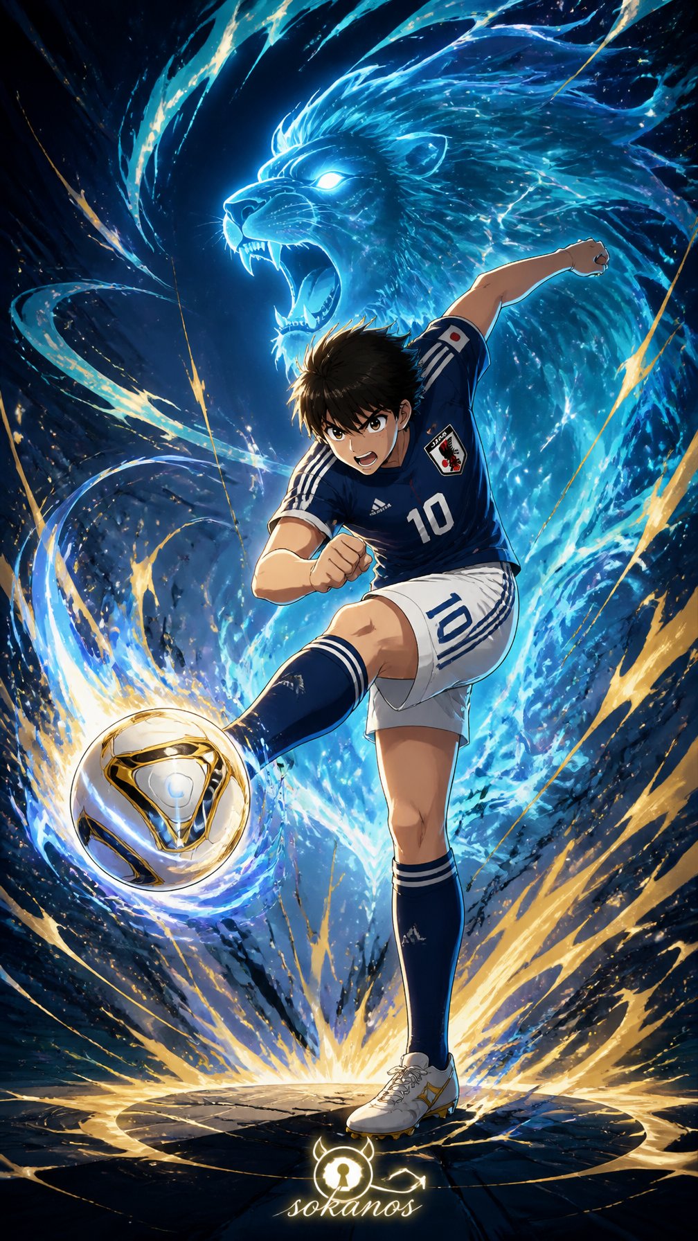 Captain Tsubasa Anime World Cup Poster