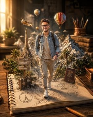 Sketch to Reality Travel Notebook