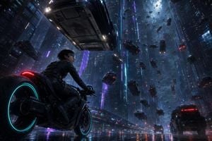 Futuristic Sci-Fi Gravity Reversal Keyframe