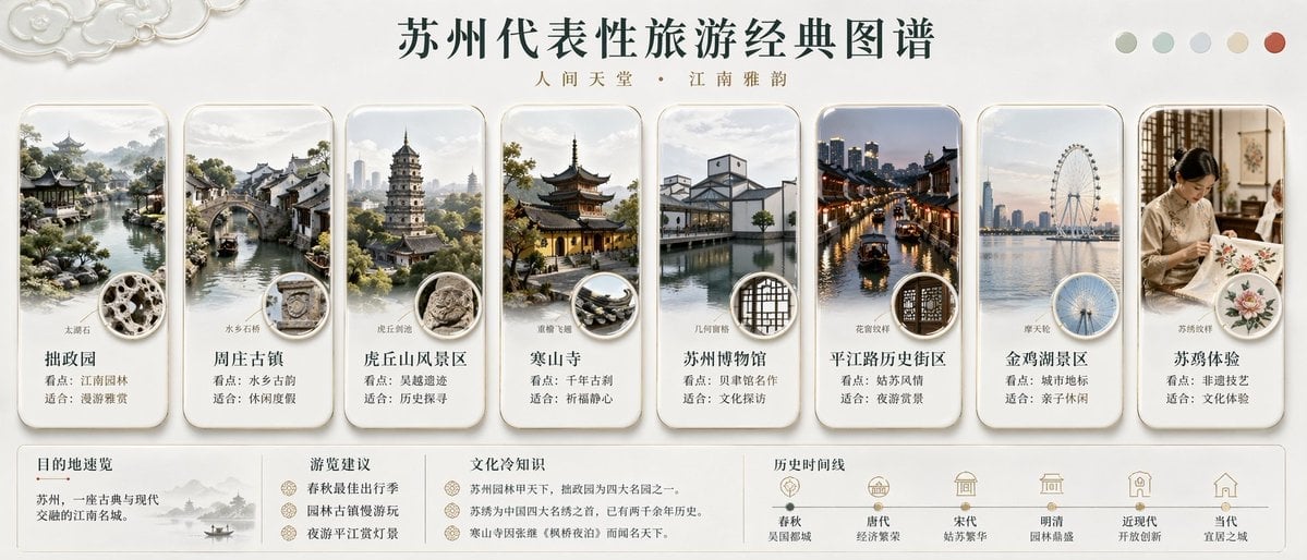 Suzhou Classic Travel Infographic