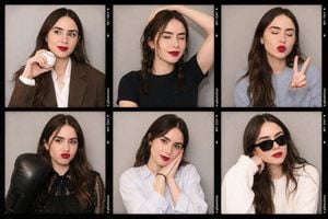 Korean Photo Booth Style Collage