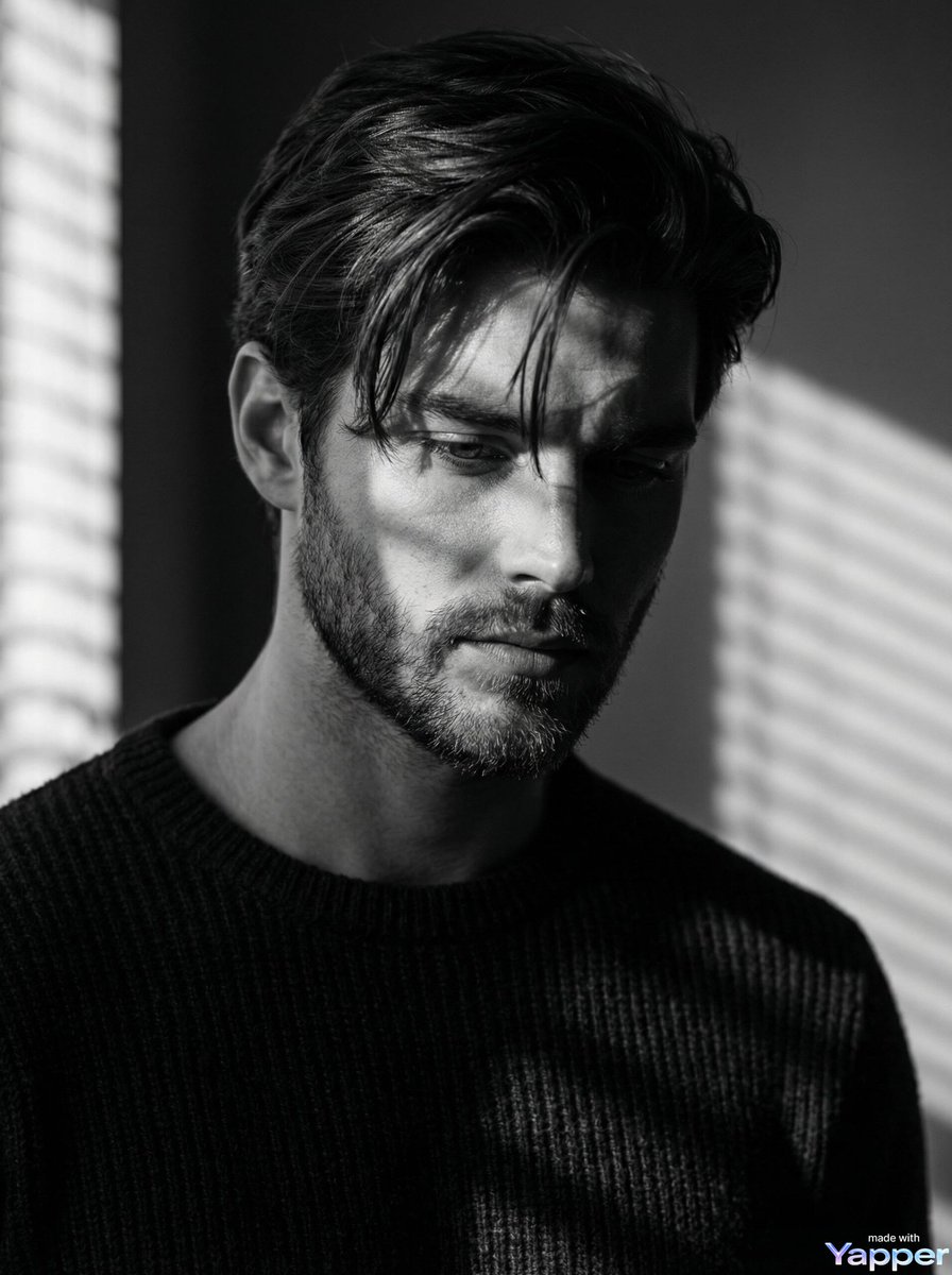 Film Noir Cinematic Black and White Portrait