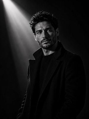 Minimalist Cinematic Studio Portrait
