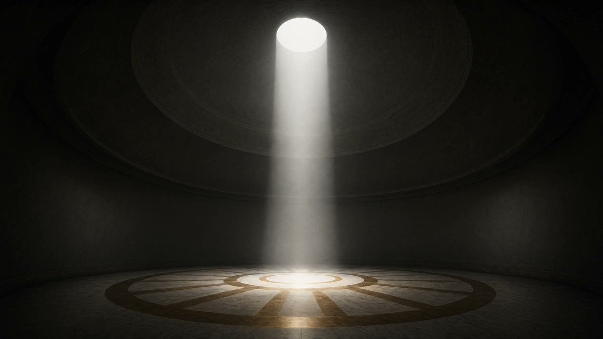 Cinematic Circular Chamber Spotlight