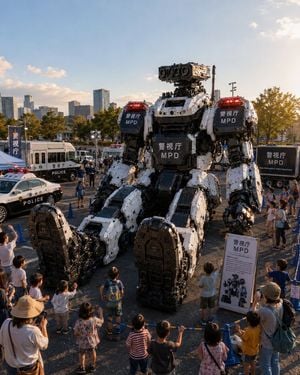 Tokyo Police Robot Exhibition