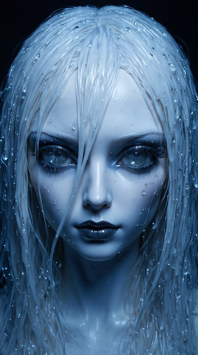 High-Fashion Ball-Jointed Doll in Synthetic Despair