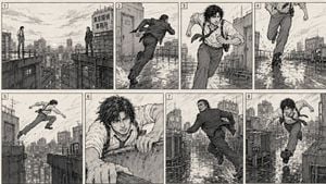 Action Chase 2D Storyboard