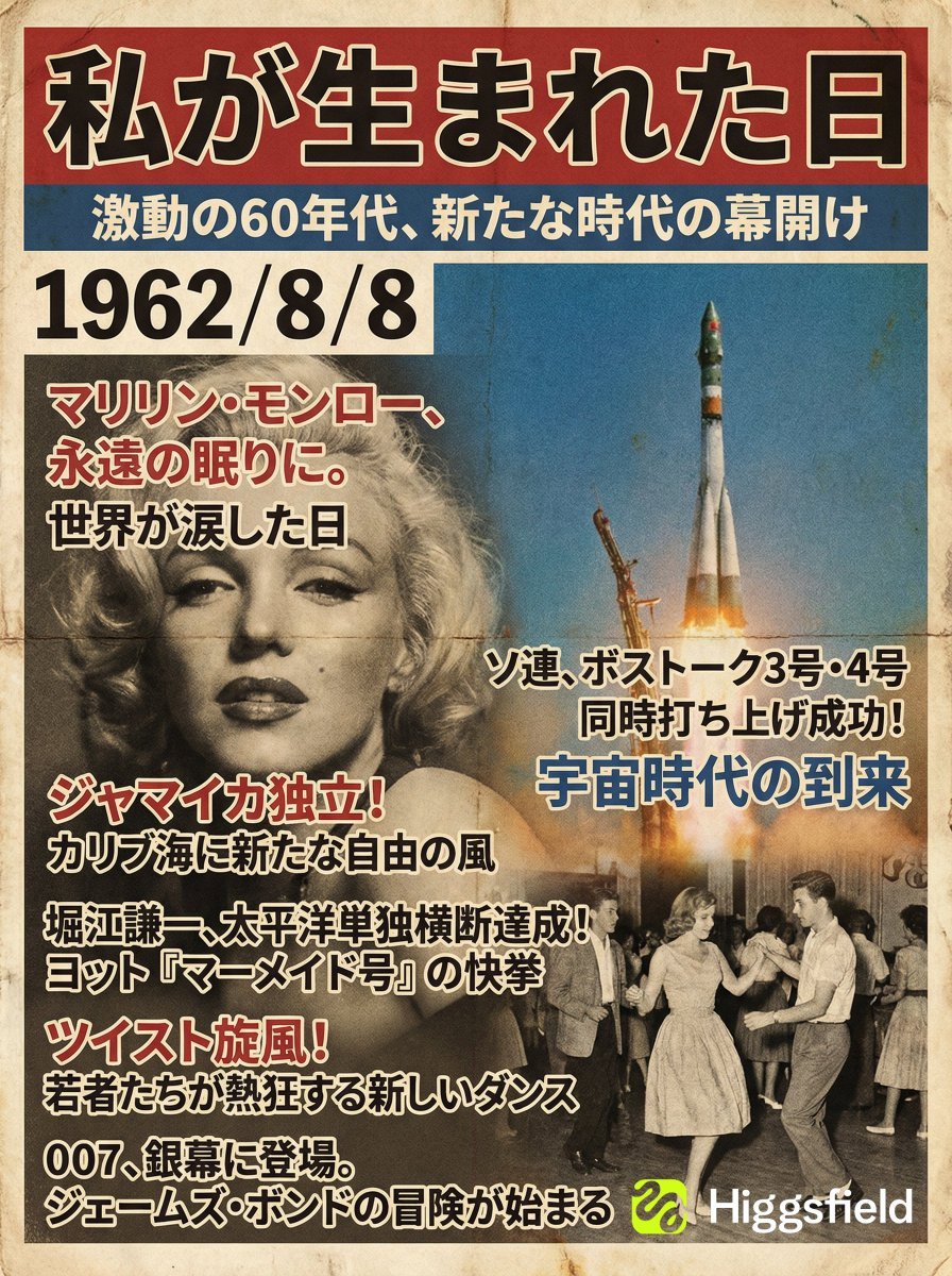 Magazine Cover Generation Based on Birth Date Prompt