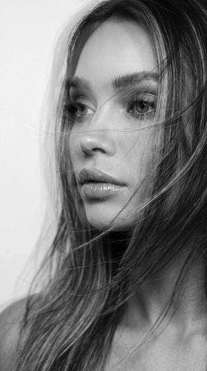Cinematic B&W Double Exposure Portrait
