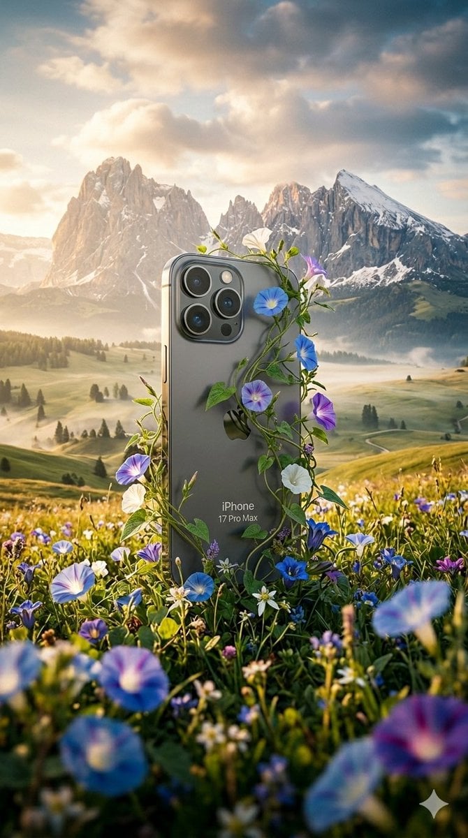 Hyperrealistic Nature-Reclaiming-Tech Poster