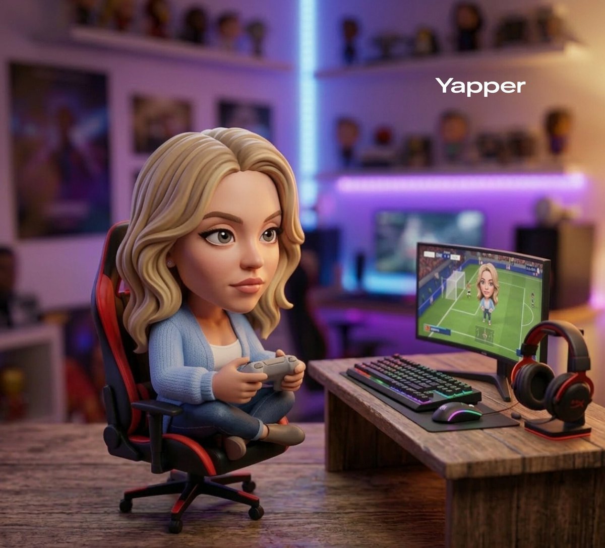 Stylized 3D Collectible Figurine