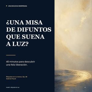 Luminous Fauré Requiem Poster