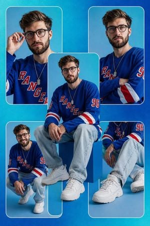 Modern Studio Fashion Collage