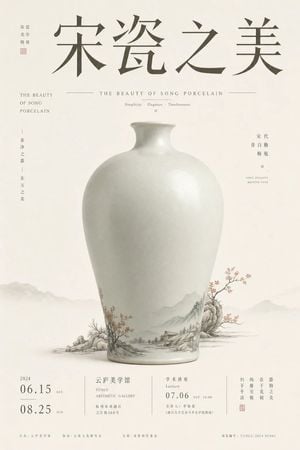 Song Porcelain Exhibition Poster