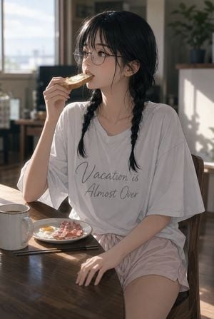 Sunlit Breakfast Anime Portrait