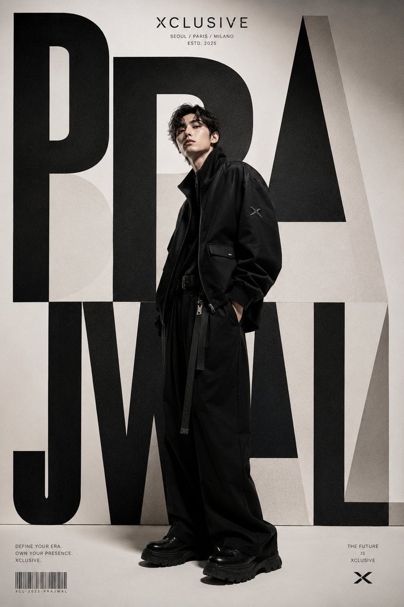 Korean Luxury Streetwear Poster