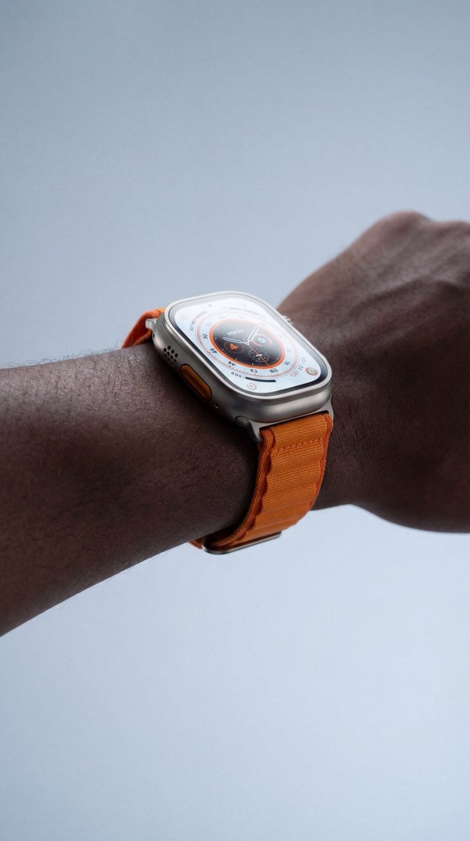 Macro Studio Shots of Apple Watch and iPhone 17