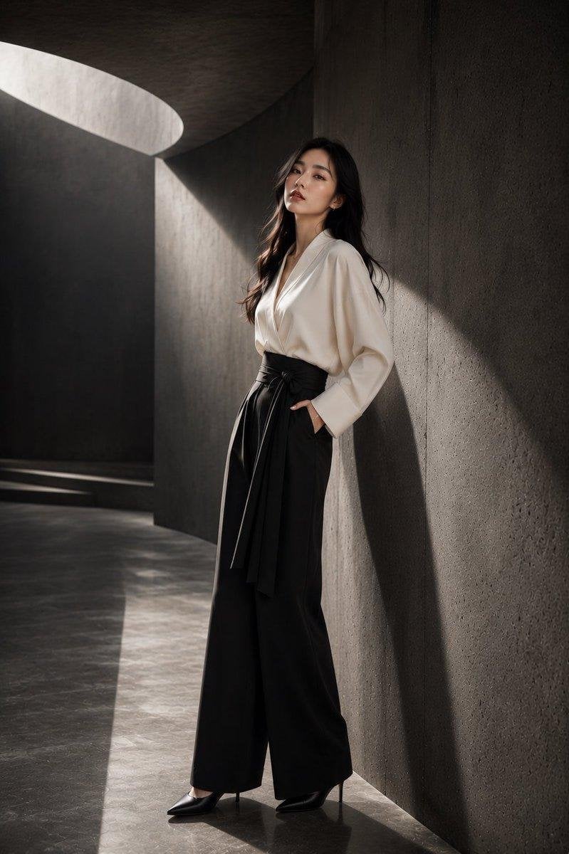 Japanese Architectural Concrete Studio Fashion Campaign