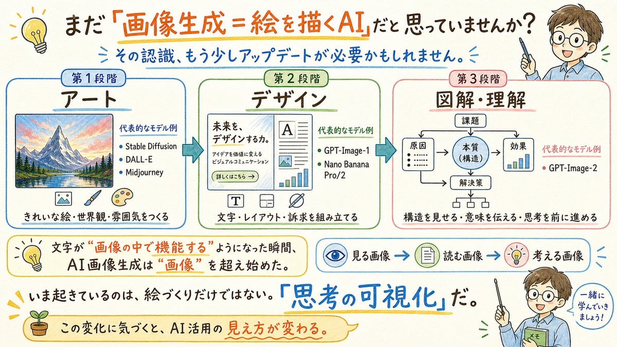 Japanese AI Image Evolution Infographic
