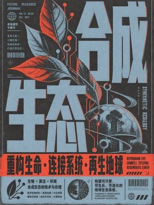 Retro Futurist Synthetic Ecology Poster
